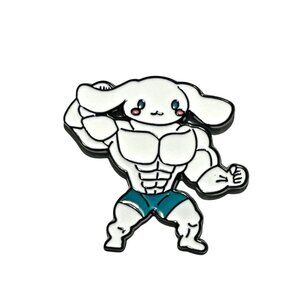 Hello Kitty Buff Cinnamoroll Sanrio Fan Made Funny Enamel Pin Lapel Pin